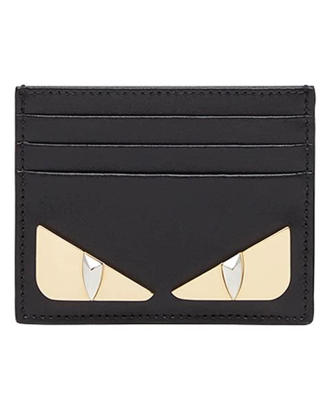 fendi monster card holder|fendi card holder men.